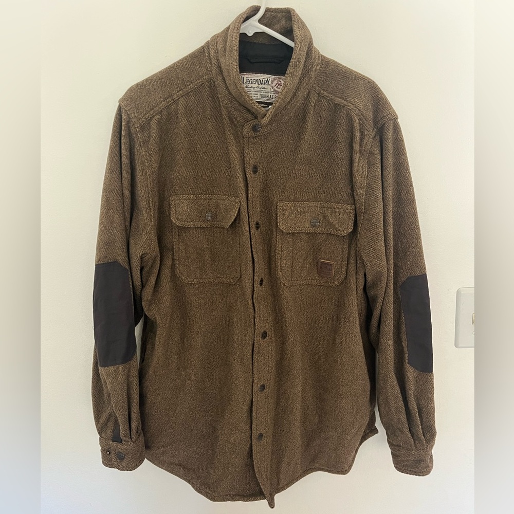 Legendary Whitetails Men's Tough as Buck Twill Fleece Shirt